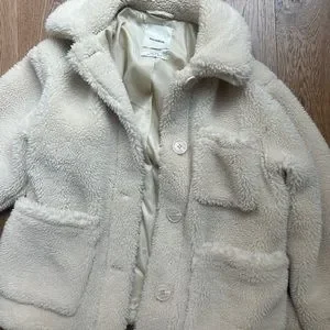 Pull&Bear Jackets Coats Light Cream Teddy Coat Poshmark